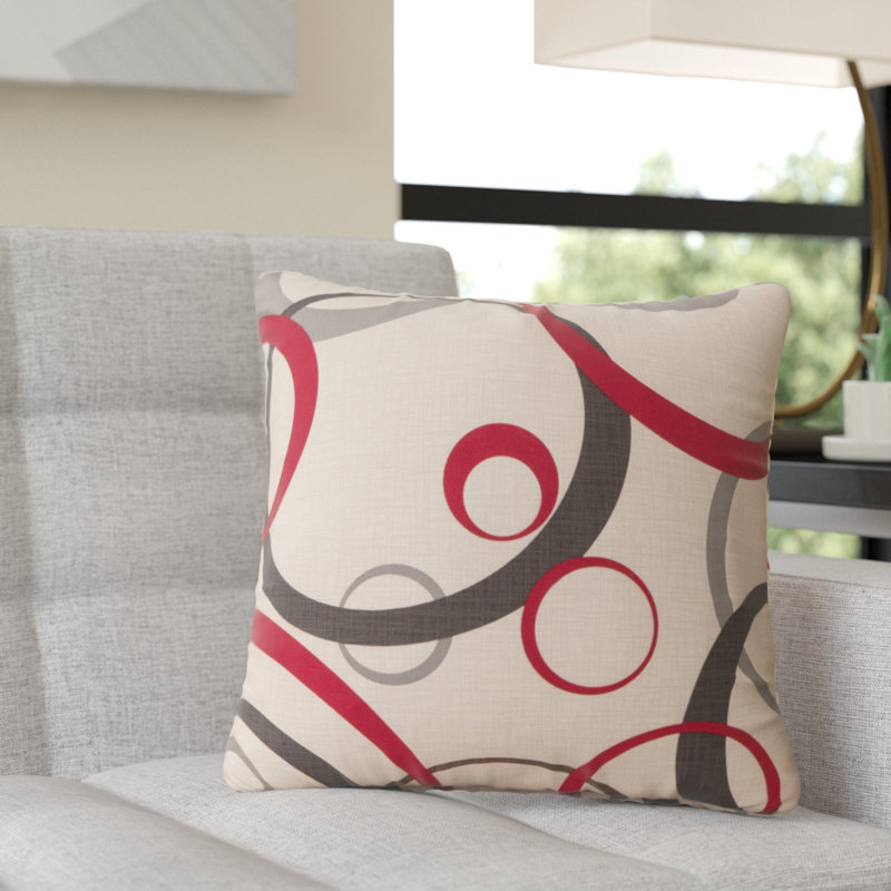 Circlet Throw Pillow, 16" H x 16" W x 6" D
