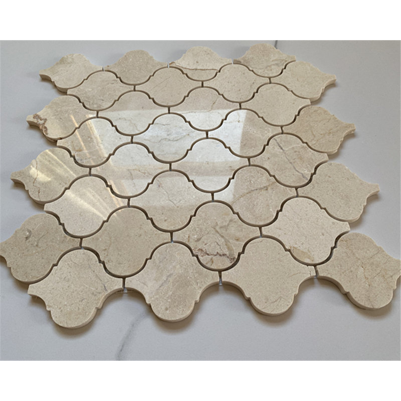 Carreau de mosaïque en marbre 12 po x 12 po