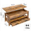 Table basse à plateau relevable avec rangement Areil, table basse avec 2 tiroirs Areil-1707743234