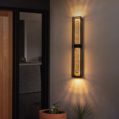 Bewley 1 - Light Dimmable LED Crystal Flush Mounted Sconce