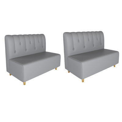Banc rembourré en similicuir