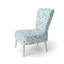 Chaise d'appoint à motif géométrique - Fauteuil bleu-1255874769