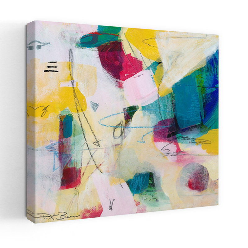 Oide 3, art abstrait contemporain, H 24 po x l 24 po