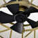 19.8 '' Farmhouse Reversible Caged Ceiling Fan with Light and Remote
