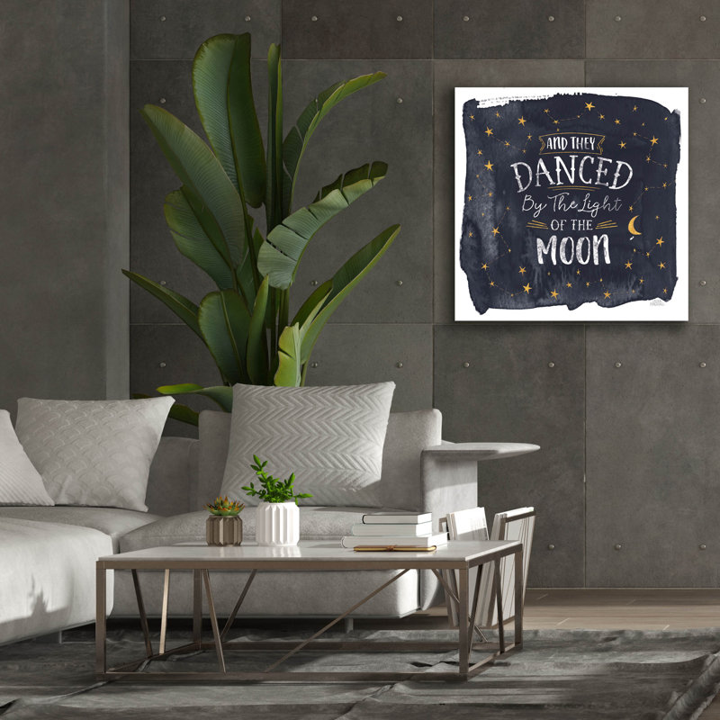 «Celestial Love 2 Sq» par Laura Marshall, art mural sur toile, 37 po x 37 po