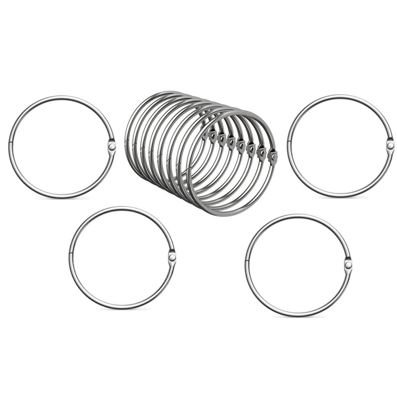 Crochets de rideau de douche O, Chrome