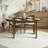 71"L Oval Rubber Wood Top Dining Table, Walnut 