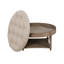 Grande table basse ronde avec repose-pieds imperméable avec rangement et tablette-1325216191