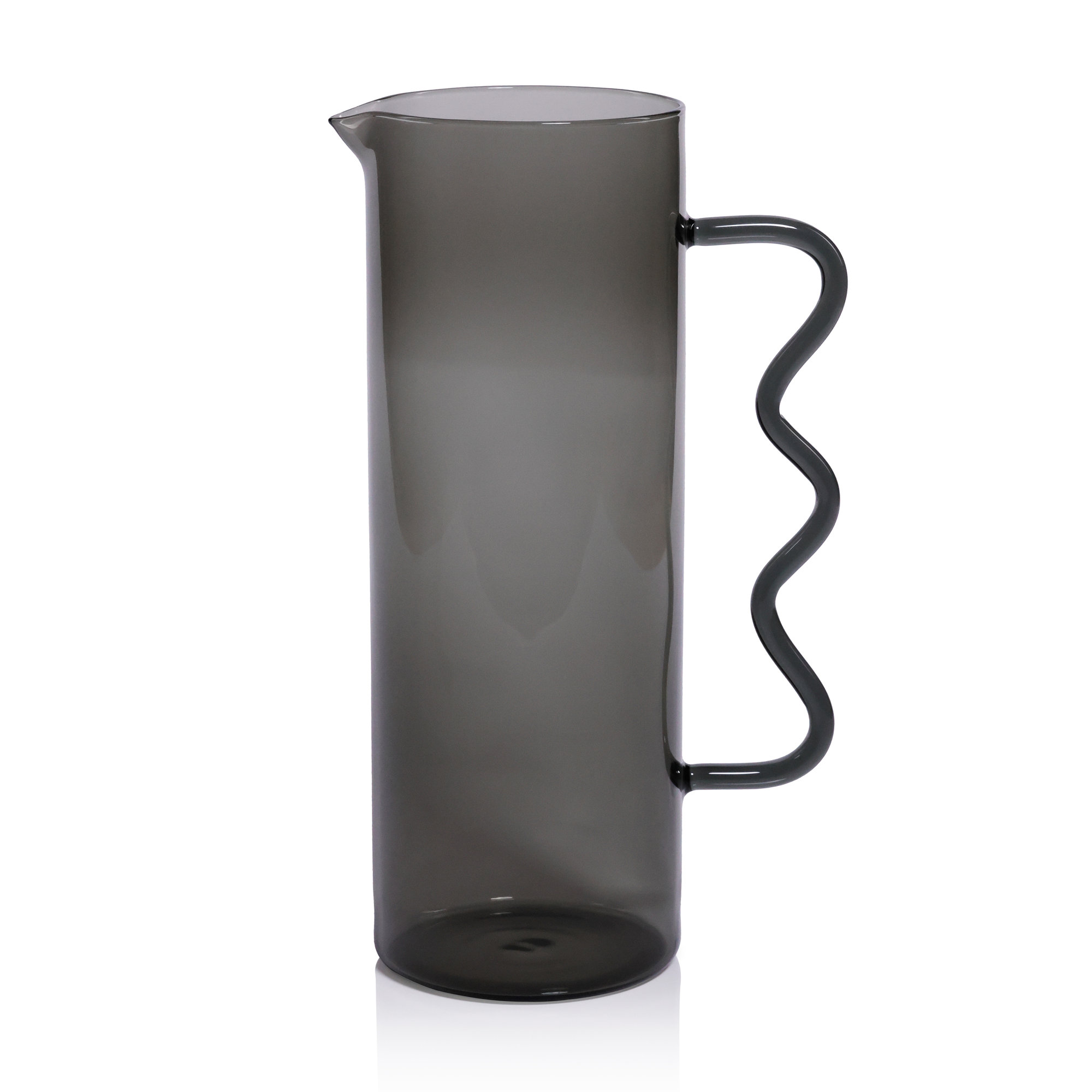 Costa de Sol Glass Pitcher, Smoke