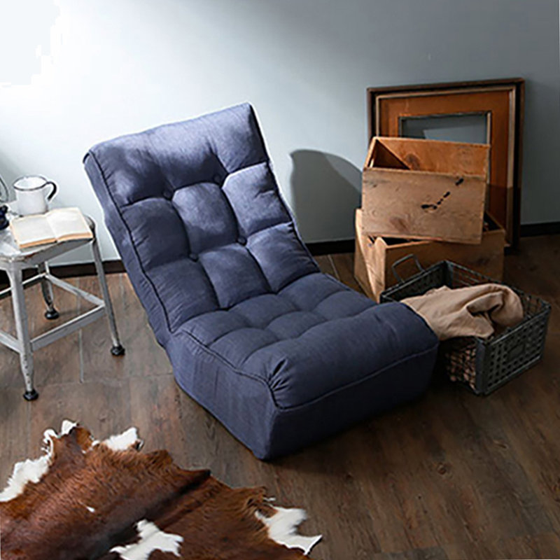 Fauteuil de plancher japonais, Bleu foncé