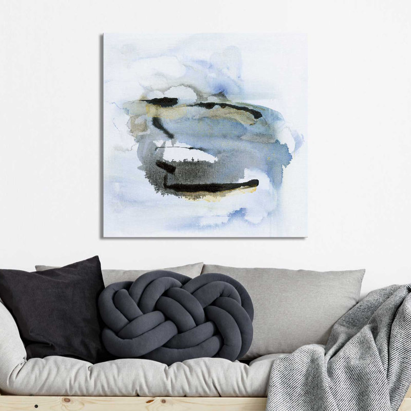 « cool water ii », reproduction de peinture à l’acrylique sur toile, H 18" x l 18" x P 1"