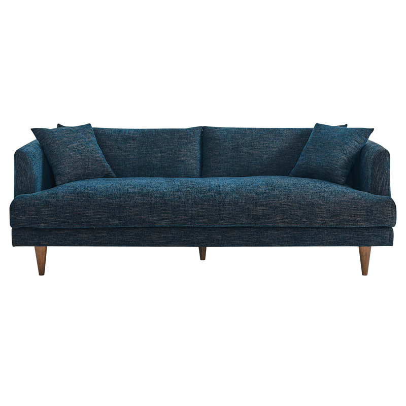 Modway Zoya 84.5'' Sofa, Navy 100% Polyester