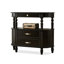 Console noire en bois massif-163452895