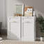 Armoire poubelle multifonctionnelle avec tiroir et rangement-121873387