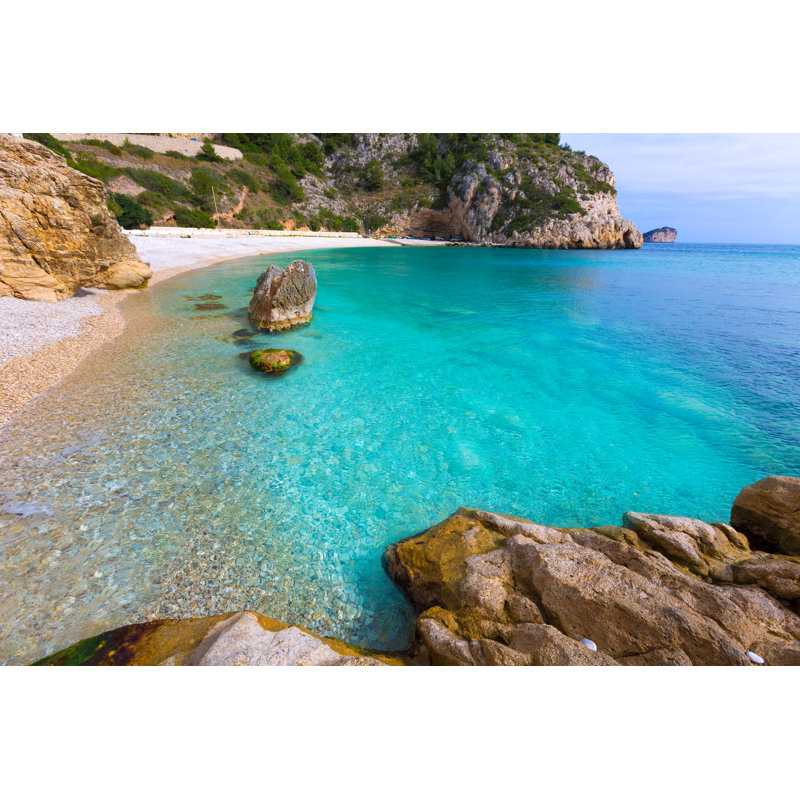 Javea La Granadella Beach - Wrapped Canvas Print, 30cm H x 46cm W x 3.8cm D