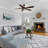 52-inch Smart Ceiling Fan with Remote,Works with Google Assistant and  Alexa,Siri Shortcut