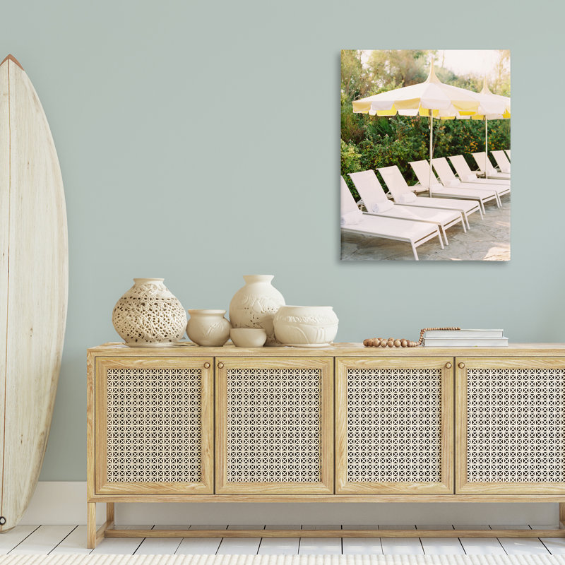 «Summer Pool Chairs» par Justine Milton, H 40 po x l 30 po