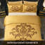 Double Brushed Microfiber Duvet Cover Set Reversible Design with Zipper Closure and Corner Ties-122566616