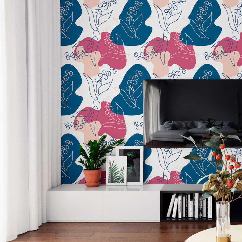 Rouleau de papier peint autocollant L 8,5 pi x l 24 po