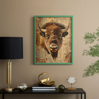 ANIMALS Series CDLxxxviii, reproduction encadrée - bois massif
