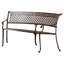 Banc de jardin en aluminium Vanscoy-110141753