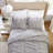 Emily Ruched Solid Textured Comforter Set-812734997-828134148