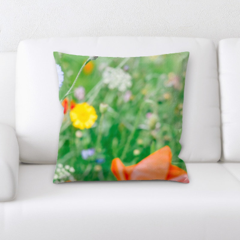 Microsuede Throw Pillow