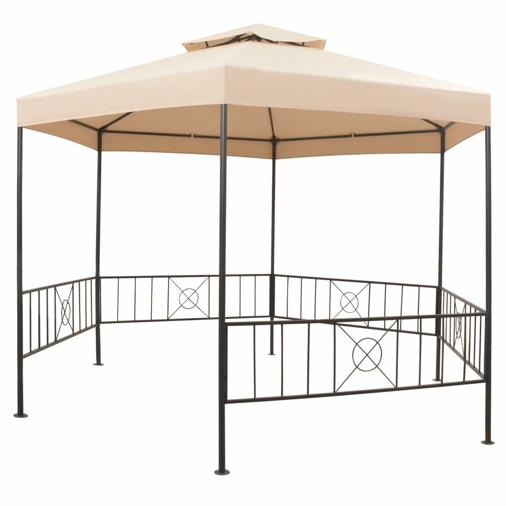 350 cm x 300 cm Pavillon Etter aus Stahl