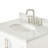 31'' Single Bathroom Vanity with Carrara Marble Top-93359226