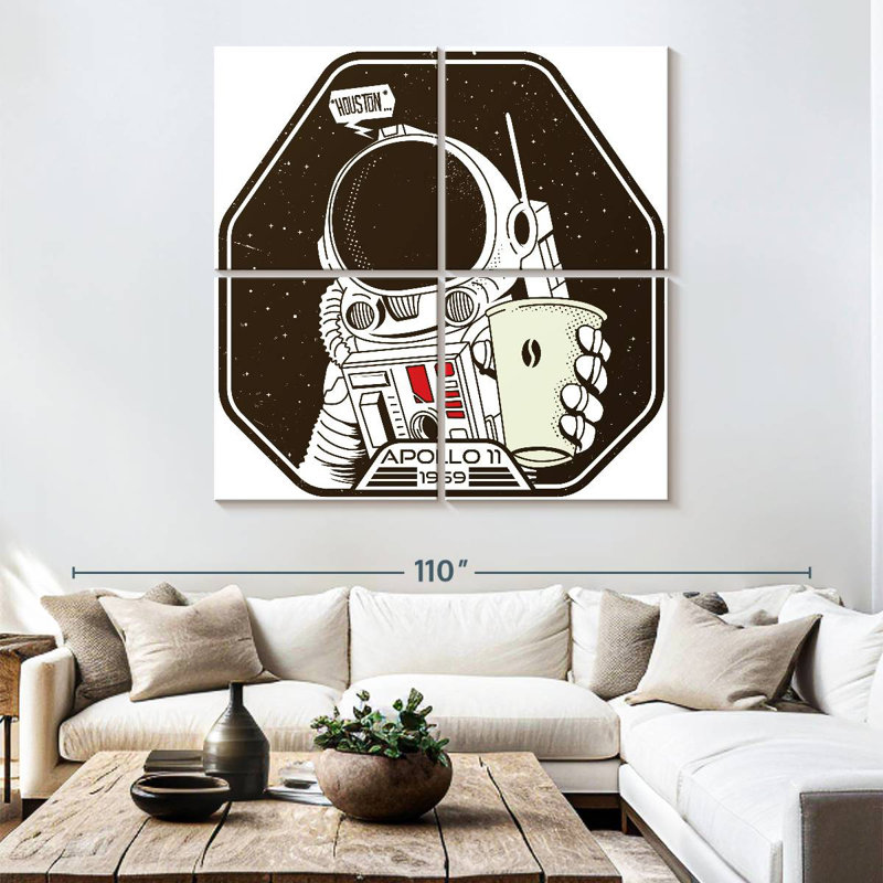 Oberle Apollo 11 1969 Print, 74" H x 74" W