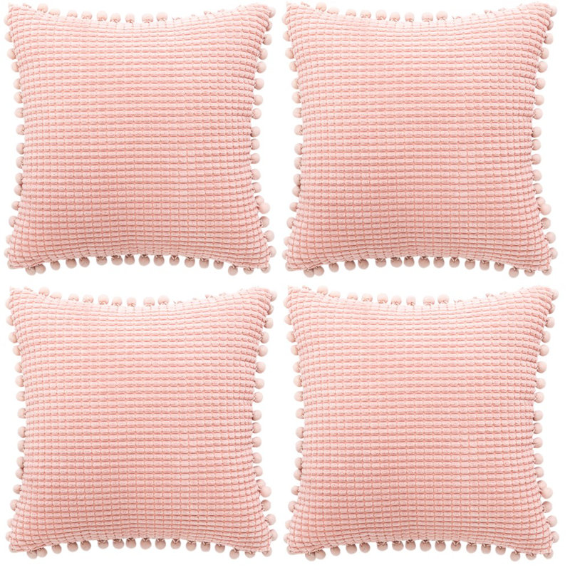 Housse de coussin Desray, Rose
