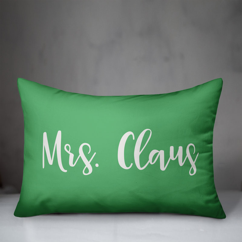  Coussin Mme Claus, Vert clair