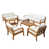Teak Frame/Beige Cushion is out of stock
