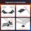 Support de volant de course pliable Acgam rws-1 - Angle / hauteur entièrement réglable, fabrication en acier robuste pour des sensations de course réalistes