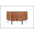 Fan Shape Reclaimed Wood Corner Media Table for Living Room Wise Use Your Space