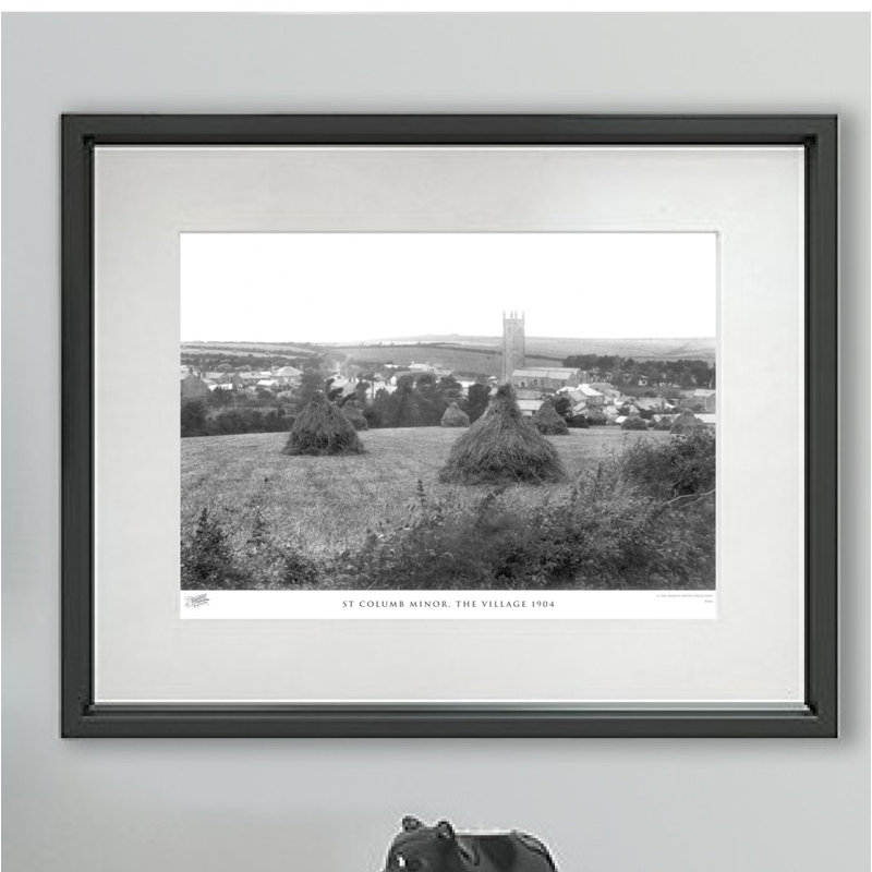 St Columb Minor, The Village 1904 by Francis Frith - Single Picture Frame Print, 60cm H x 80cm W x 2.3cm D