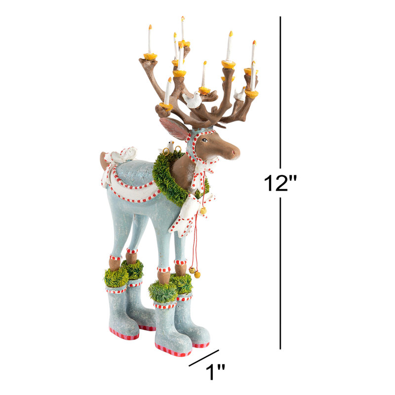 Patience Brewster Dash Away Dasher Reindeer Figure