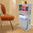 Plastic Rolling Laundry Basket with Handles-1647526360