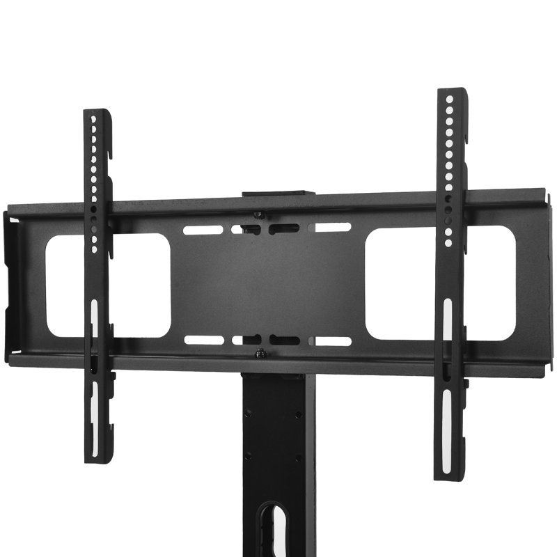Tv Stand With Swivel Bracket With Open Triple Storage For Living Room Tv Cabinets Up To 65 Inch
