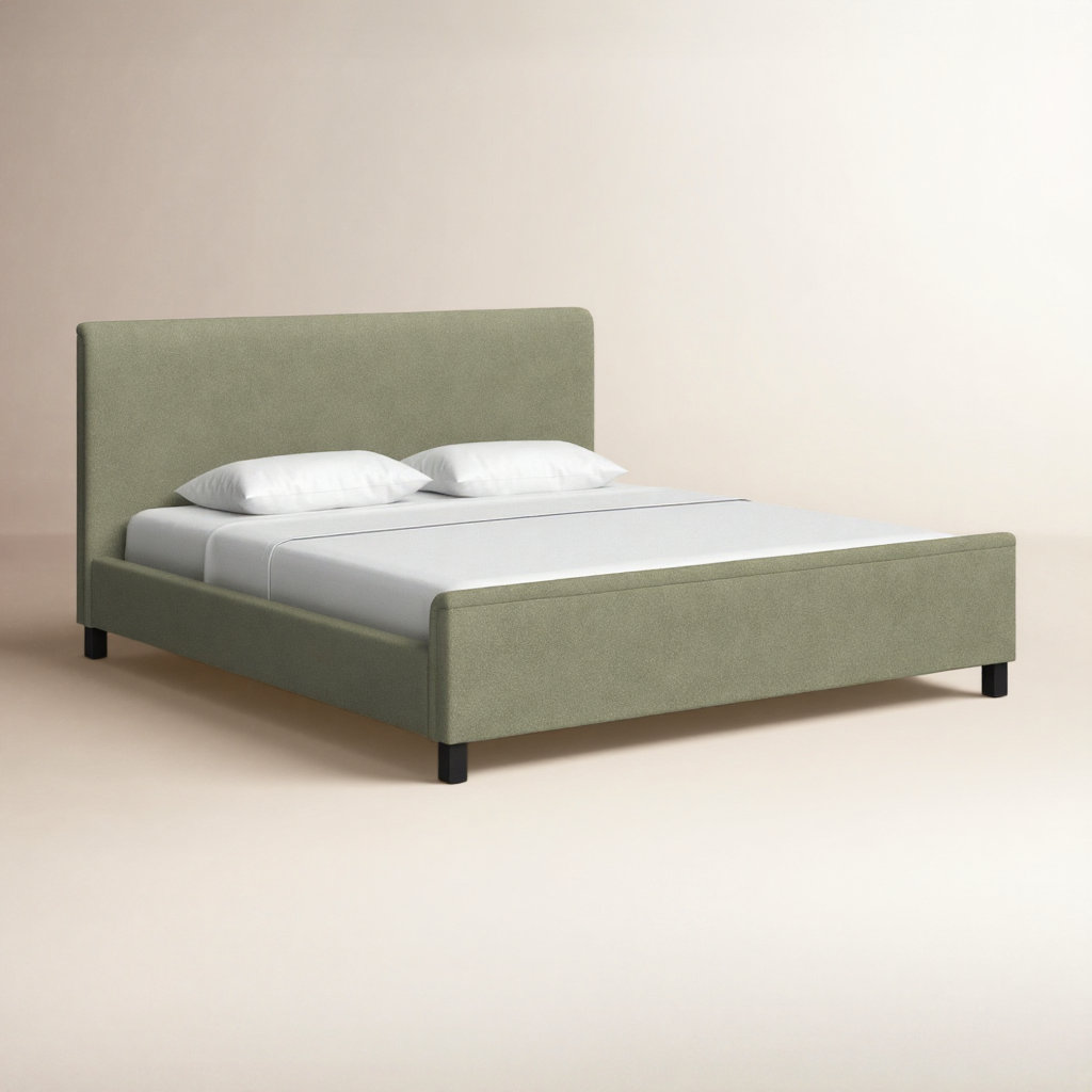 Maisara Bed, Queen, Sage Green