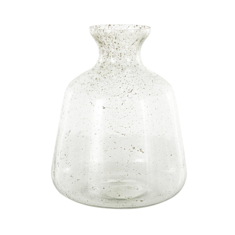 Cole And Glass Speckled Vase With Accents