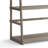 Acadian 63"H Solid Wood Transitional Ladder Bookcase with Slanted Frame and Open Storage-1932596972-1932075336