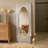 Ethereal Full Length Mango Wood Wall Mirror with Dual Mounting