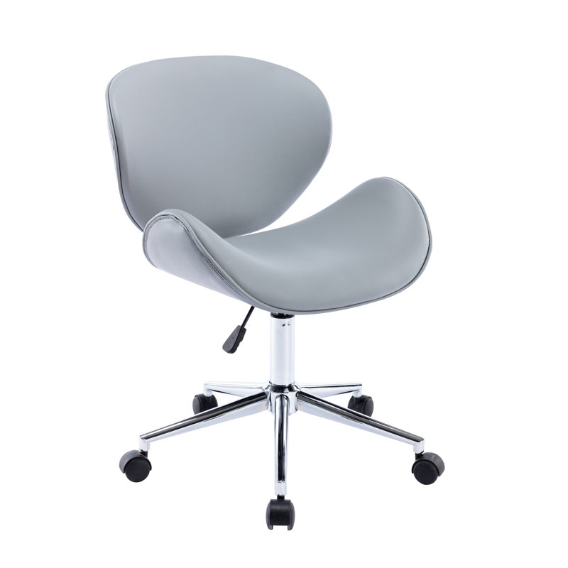 Chaise de travail Akimasa, Polyurethane, gris