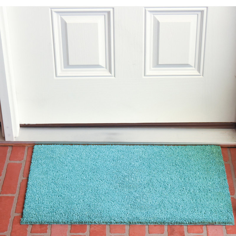 Tapis d'extérieur antidérapant Kasper, L 24 po x L 36 po, Cyan