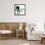«Live Life with Dog Floater», art mural sur toile par Dog Is Good-1698859056-1698859057