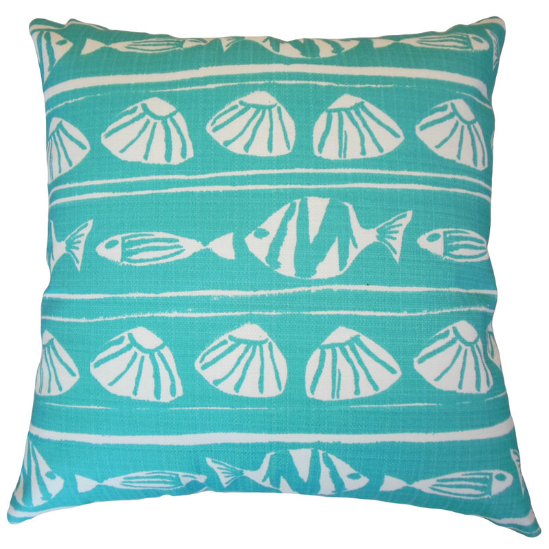  Coussin décoratif intérieur / extérieur Coastal, Hauteur (24 po) x largeur (24 po)