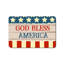 Tapis de porte God Bless America 24 x 36 pouces