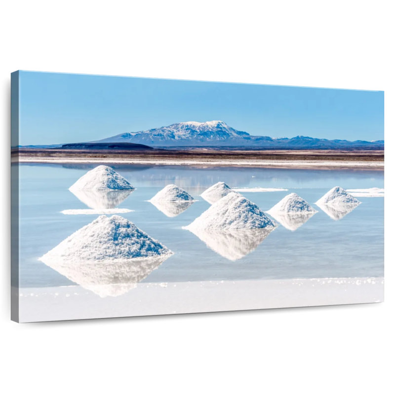 Alvord Uyuni Salt Lake, H 34 po x l 51 po