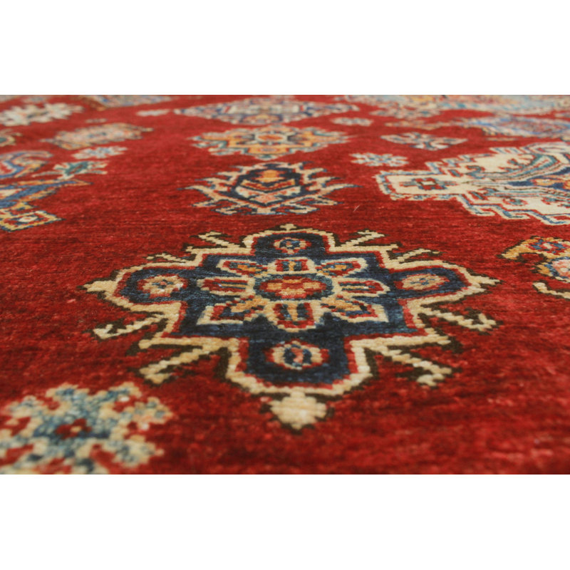 Aquino One-of-a-Kind 8' X 10'4" Wool Area Rug in Red